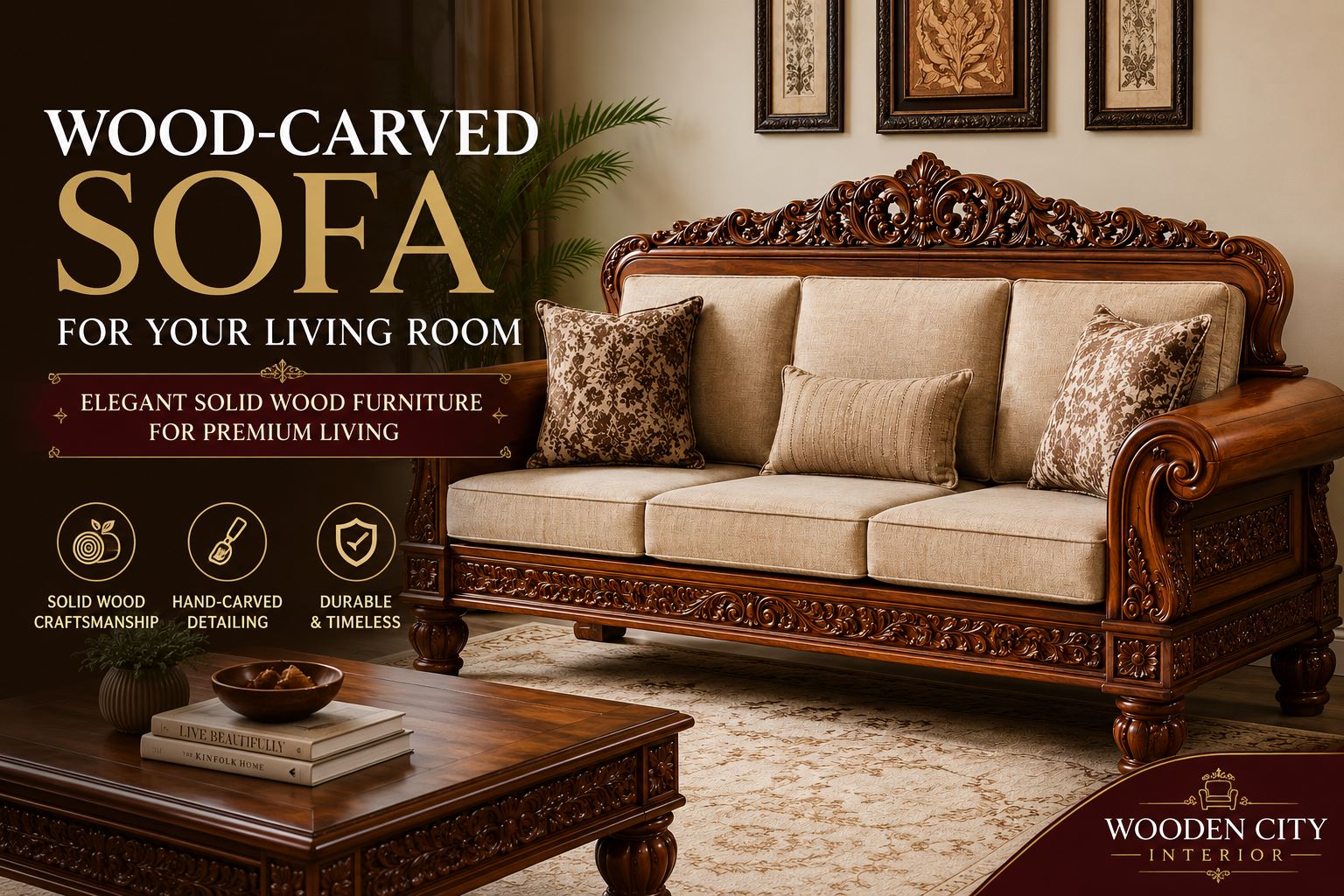How to Choose the Perfect Wood Carved Sofa for Your Living Room